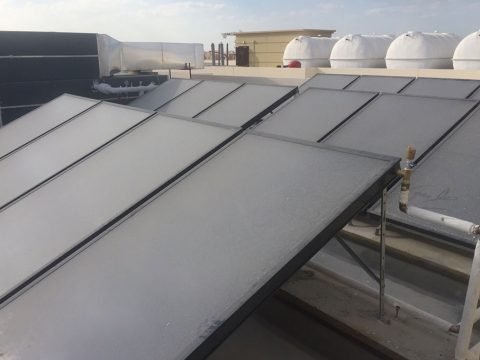 12000 LPD Solar Water Heater Labour Accommodation at DIP-2
